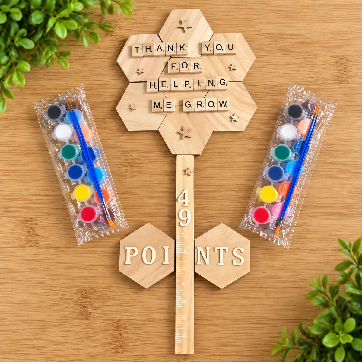 Thank You for Helping Me Grow - DIY Keepsake Ruler Craft Kit
