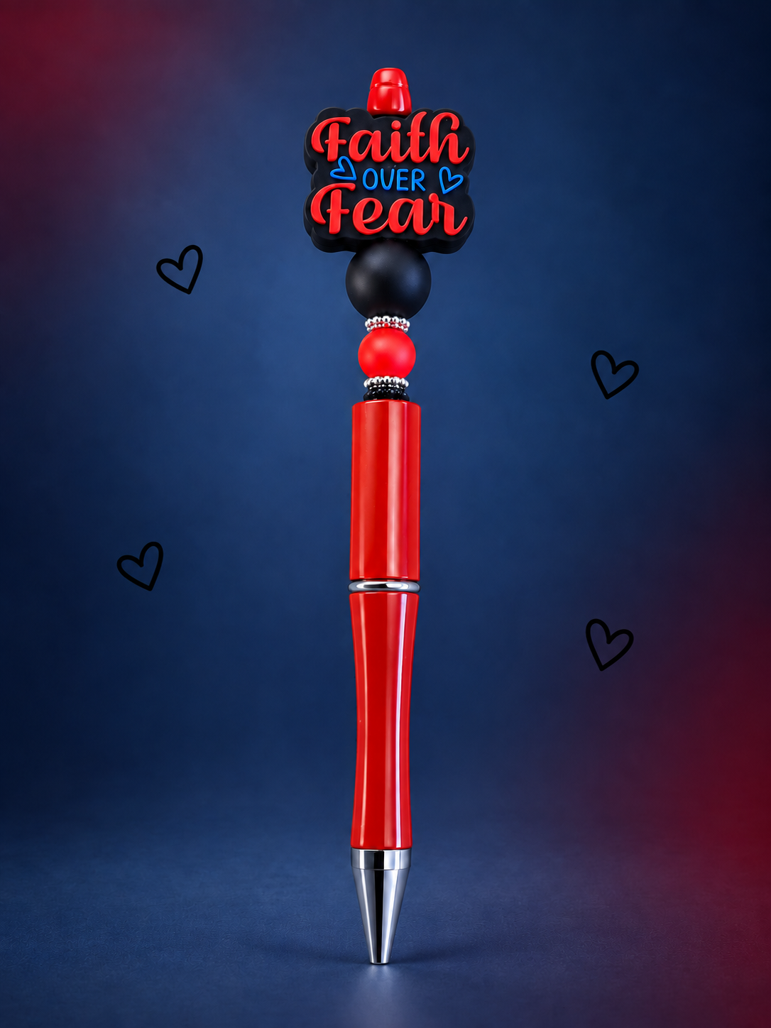 Faith Over Fear - Handcrafted Ink Pen