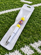 SKOL MN Vikings Fan's Handcrafted and Beaded Black Ink Pen