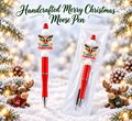 Merry Christmas Handcrafted Moose Pen