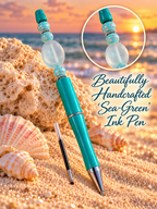 Beautifully Handcrafted 'Sea-Green' Ink Pen