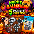 Happy Halloween Variety Sticker Pack #15