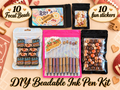 For the Football Parents, Players & Fans — DIY Beadable Ink Pen Kit, 10 Pack