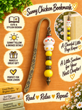 Handcrafted Sunny Chicken Bronze-Toned Bookmark