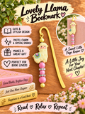 Handcrafted Lovely Llama Bookmark