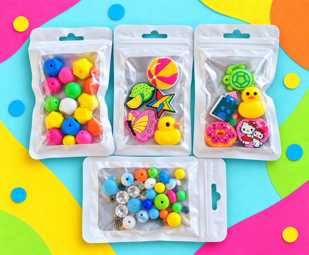 Bright Colors & Chill Vibes – DIY Beadable Ink Pen Kit, 10 Pack