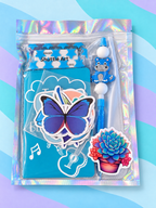 MNM’s Mini Journaling Kit – Adorable Blue Hippo
