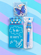 MNM’s Mini Journaling Kit – Adorable Blue Hippo