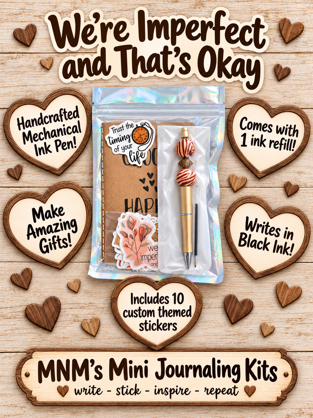 MNM’s Mini Journaling Kit — We’re Perfectly Imperfect and That’s Okay
