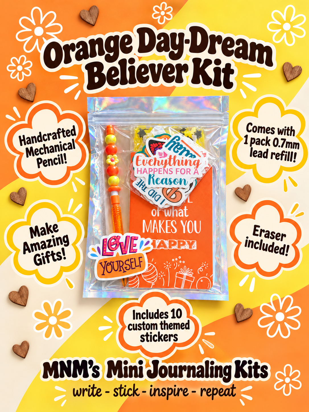 MNM’s Mini Journaling Kit — Orange Daydream Believer