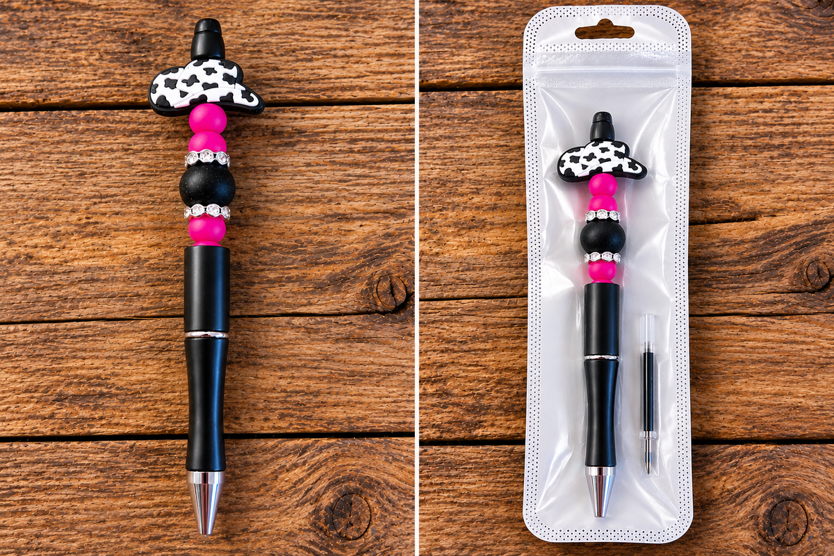 Handmade with Love - Cowgirl Hat Ink Pen