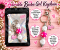 Adorable Handmade Barbie Girl Keychain