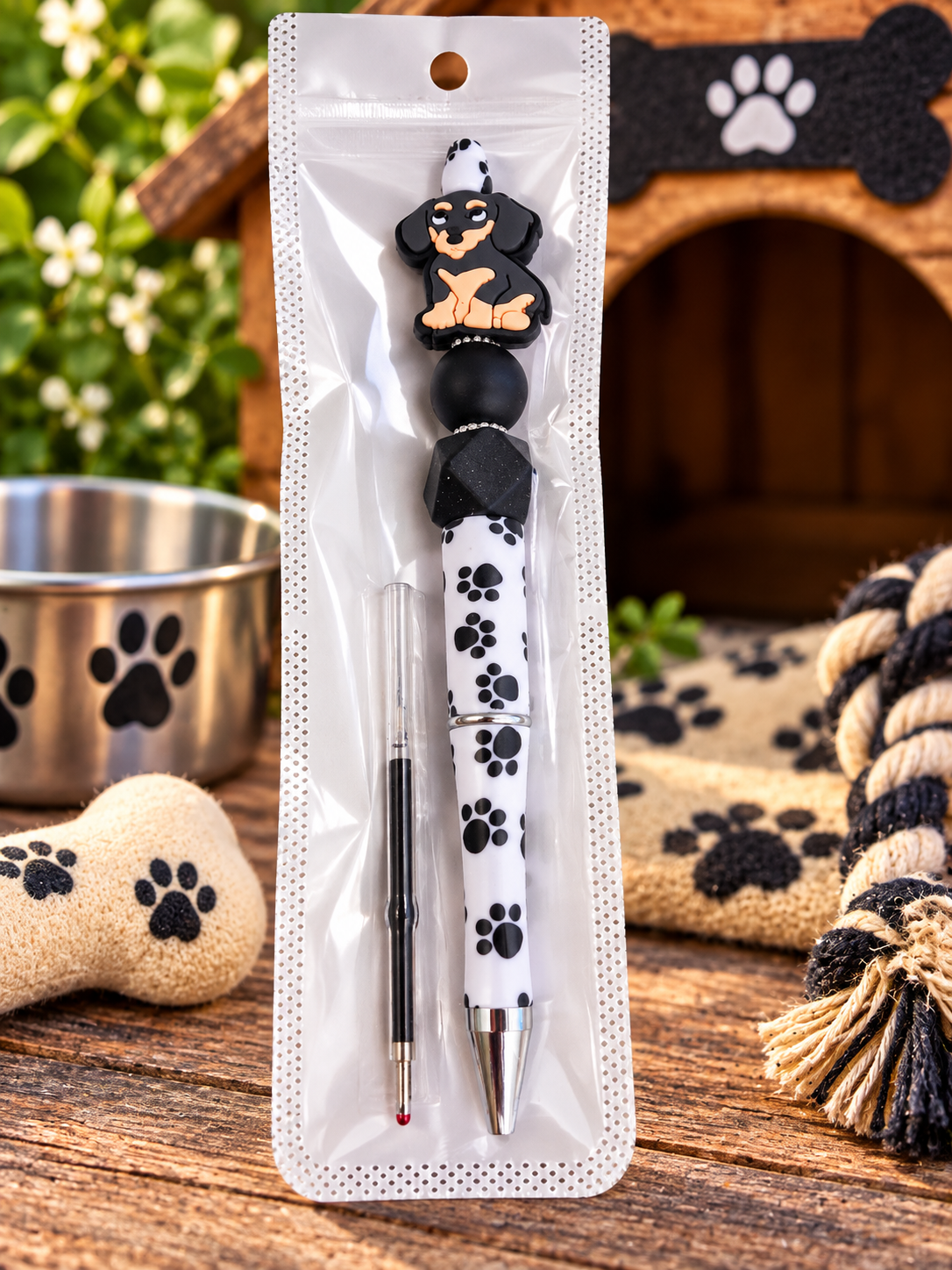 🐾 Simply Adorable Dachshund Black Ink Pen 🐾