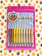 For The Animal Lover's — DIY Beadable Ink Pen Kit, 10 Pack