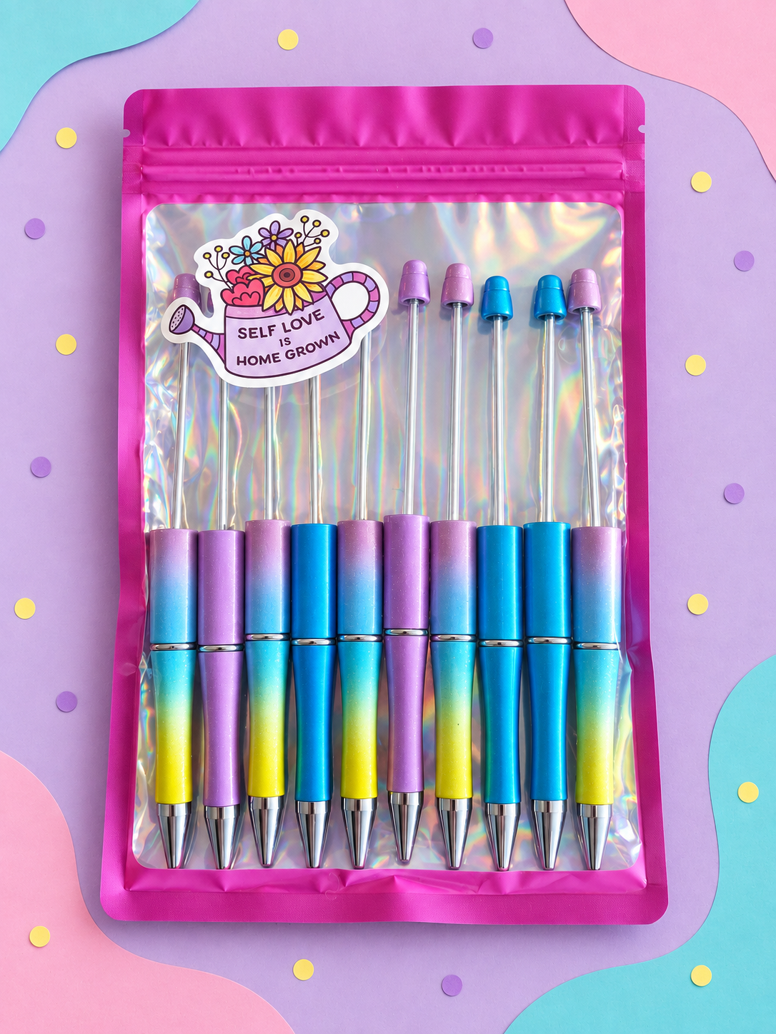 Self-Love is Homegrown – DIY Beadable Ink Pen Kit, 10 Pack