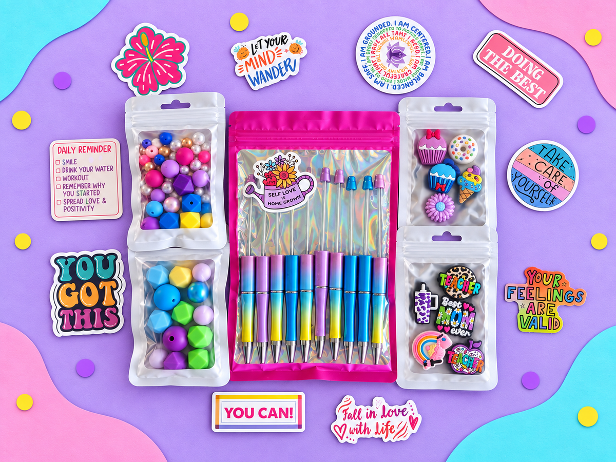 Self-Love is Homegrown – DIY Beadable Ink Pen Kit, 10 Pack