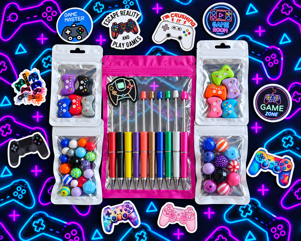 Calling All Gamers – DIY Beadable Ink Pen Kit, 10 Pack