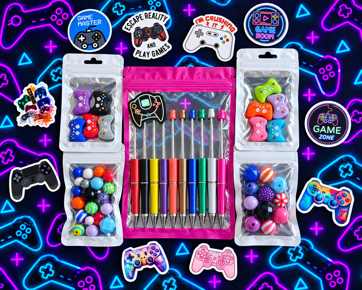 Calling All Gamers – DIY Beadable Ink Pen Kit, 10 Pack