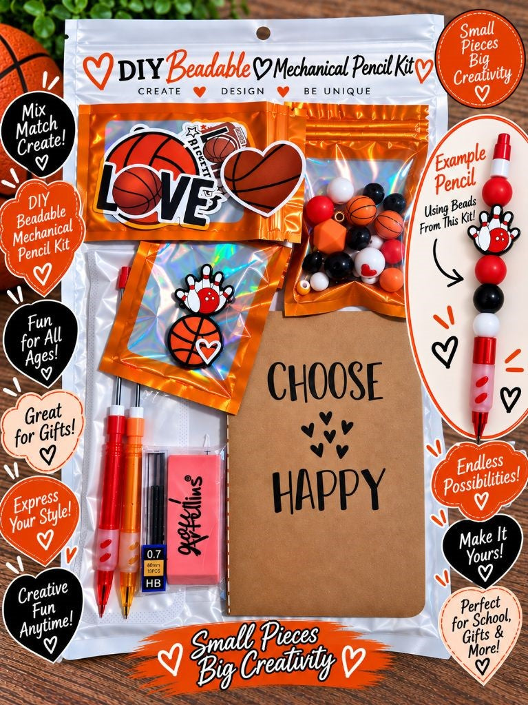 DIY Beadable Mechanical Pencil Kit — For the love of the game… - 2 Pack