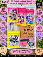 DIY Beadable Mechanical Pencil Kit - Adult Humor 18+ ONLY - 3 Pack