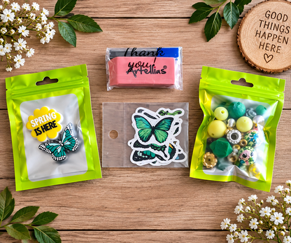 DIY Beadable Mechanical Pencil Set Spring Butterfly - 2 Pack