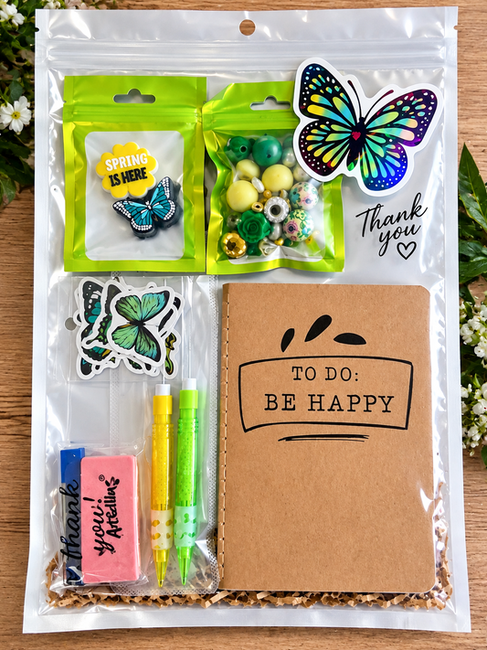 DIY Beadable Mechanical Pencil Set Spring Butterfly - 2 Pack