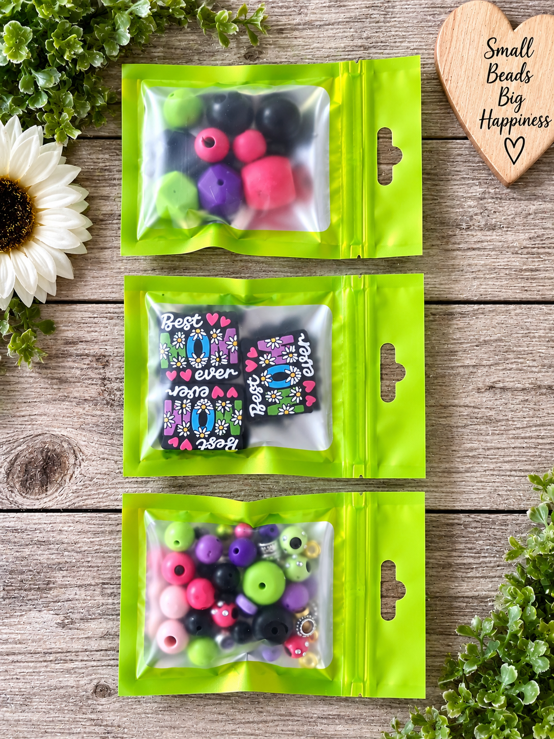 DIY Beadable Mechanical Pencil Kit - Best Mom Ever - 3 Pack