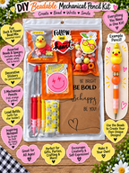 DIY Beadable Mechanical Pencil Kit - Be bright, Be Bold - 3 Pack