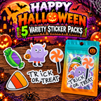 Happy Halloween Variety Sticker Packs