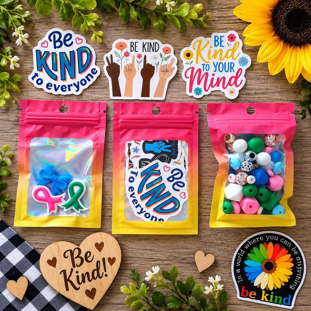 DIY Beadable Mechanical Pencil Kit - Spread Kindness and Cancer Awareness - 3 Pack