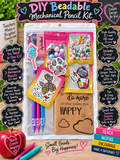DIY Beadable Mechanical Pencil Kit - Coffee, Teach, Repeat - 3 Pack