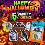 Happy Halloween Variety Sticker Packs