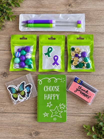 DIY Beadable Mechanical Pencil Kit Cancer Awareness- 2 Pack