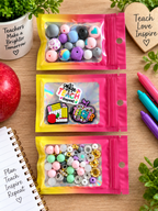 DIY Beadable Mechanical Pencil Kit - Coffee, Teach, Repeat - 3 Pack
