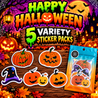 Happy Halloween Variety Sticker Packs