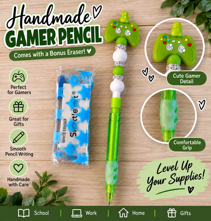 Gamer Mechanical Pencil & Sticker Set