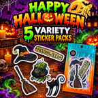 Happy Halloween Variety Sticker Packs