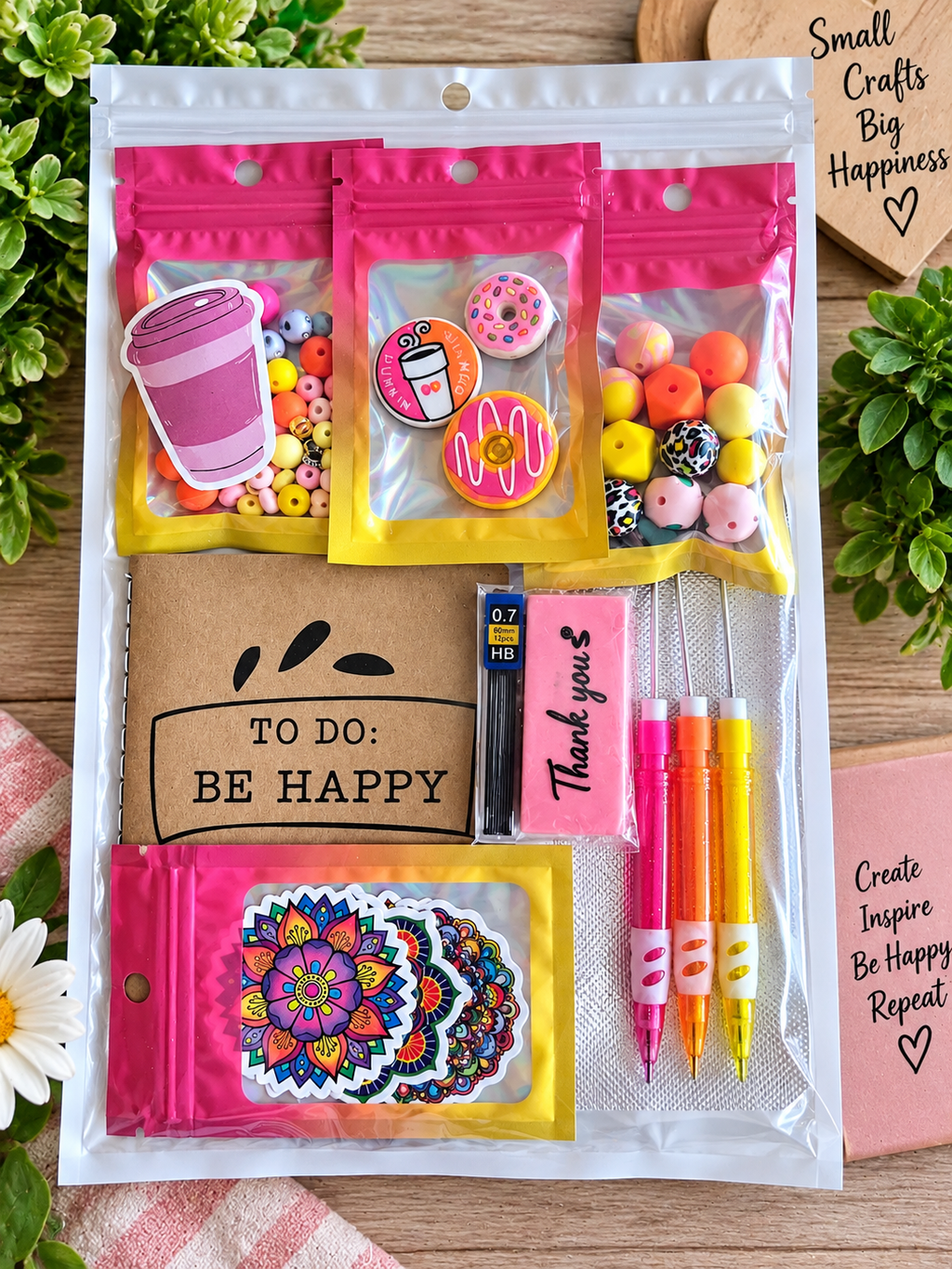 DIY Beadable Mechanical Pencil Kit - Donuts and Dunkin' - 3 Pack