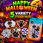 Happy Halloween Variety Sticker Packs