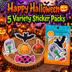 Happy Halloween Variety Sticker Packs
