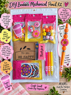 DIY Beadable Mechanical Pencil Kit - Donuts and Dunkin' - 3 Pack