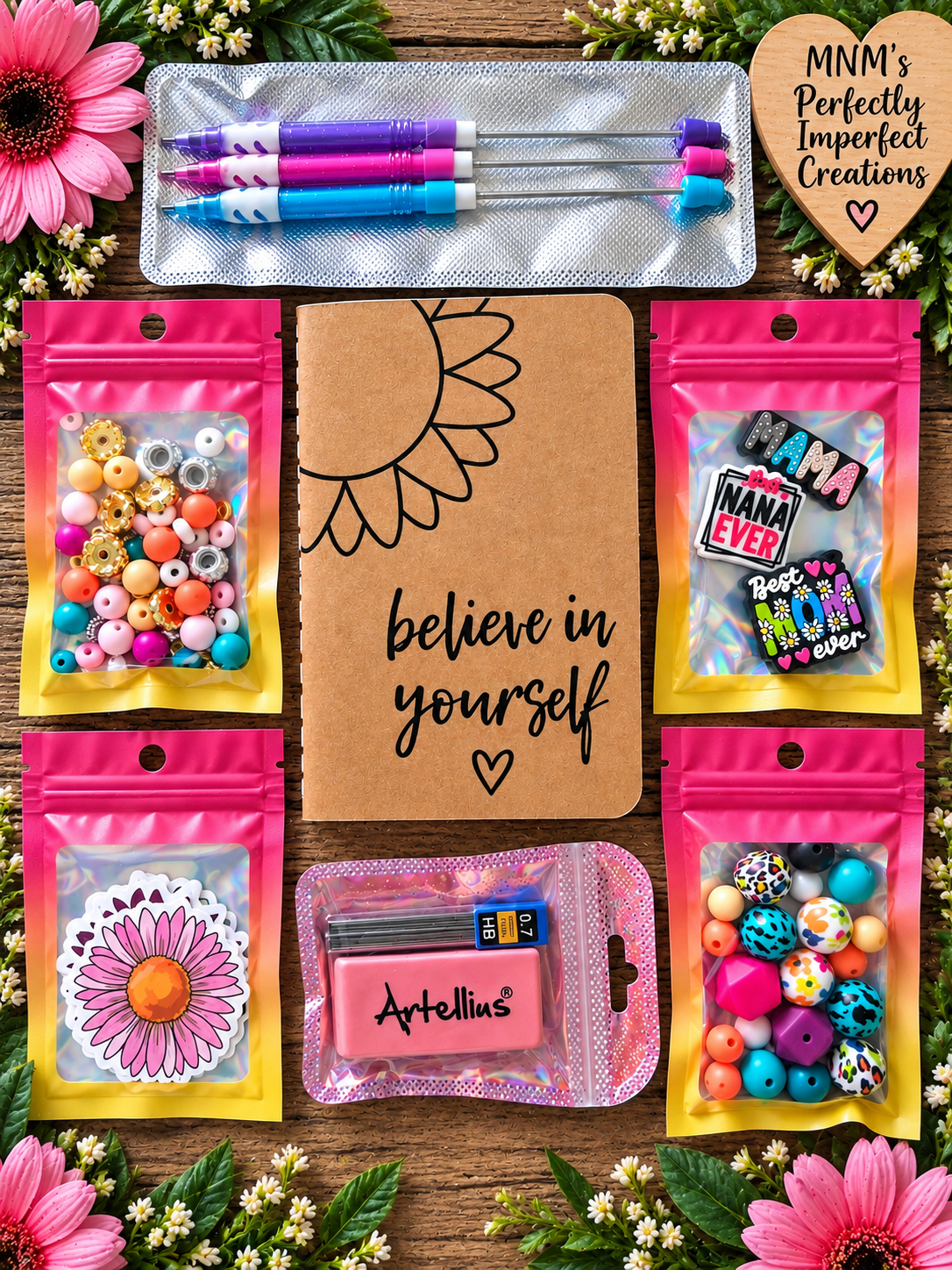 DIY Beadable Mechanical Pencil Kit - A Mother's Love - 3 Pack
