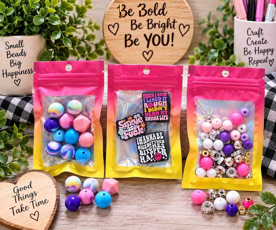 DIY Beadable Mechanical Pencil Kit - Adult Humor 18+ ONLY - 3 Pack