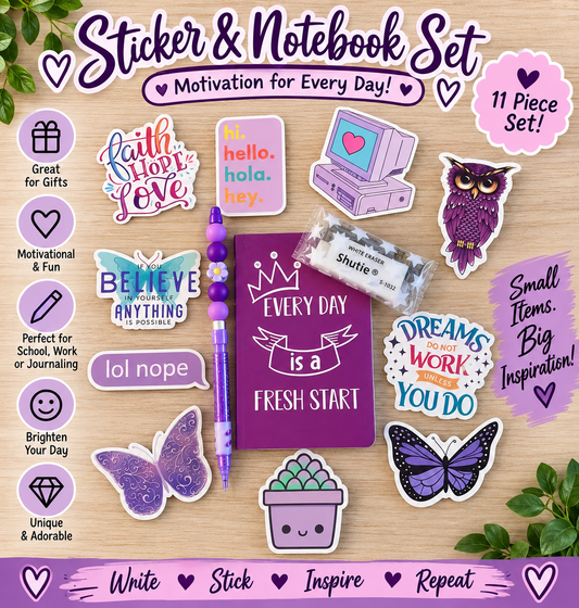  “Every Day Is a Fresh Start” Journaling Set