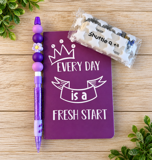  “Every Day Is a Fresh Start” Journaling Set