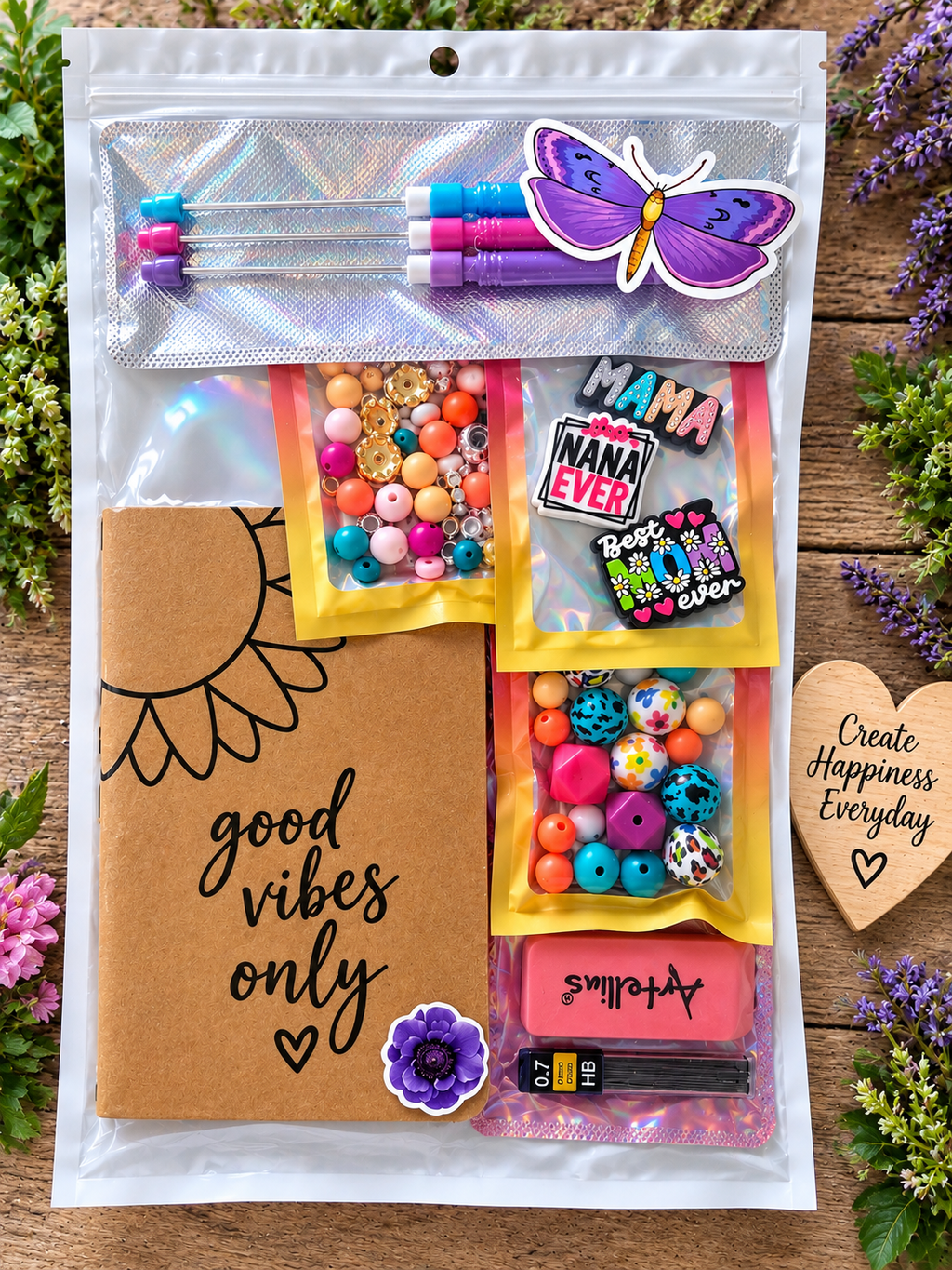 DIY Beadable Mechanical Pencil Kit - A Mother's Love - 3 Pack