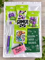 DIY Beadable Mechanical Pencil Kit - Gamer Theme Green & Purple Controllers - 2 Pack
