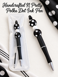 Handcrafted N Pretty Polka Dot Ink Pen
