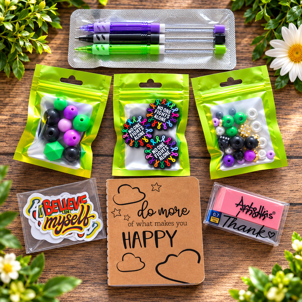 DIY Beadable Mechanical Pencil Kit - No One Fights Alone - 3 Pack