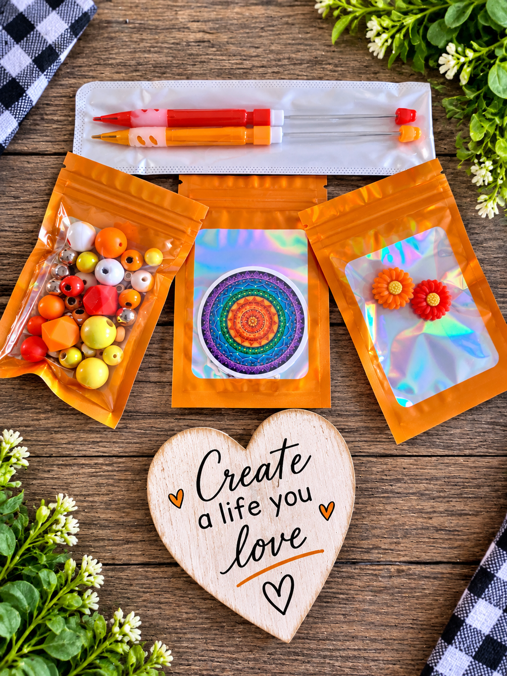 DIY Beadable Mechanical Pencil Kit - Summer Vibes - 2 Pack